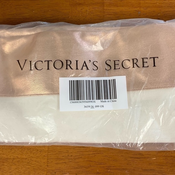 Victoria’s Secret extra large canvas tote bag NEW - Picture 4 of 8